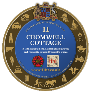 Cromwell Cottage Plaque