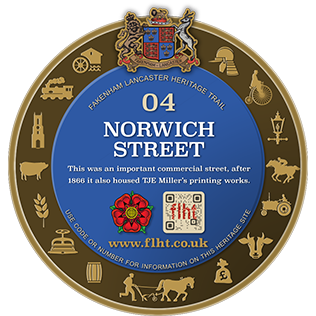 Norwich Street Plaque